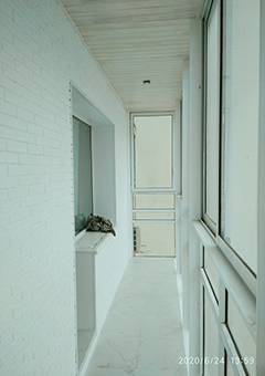 Панорамное остекление лоджии с отделкой в доме I-515/9Ш - фото 10